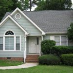 The vinyl siding before