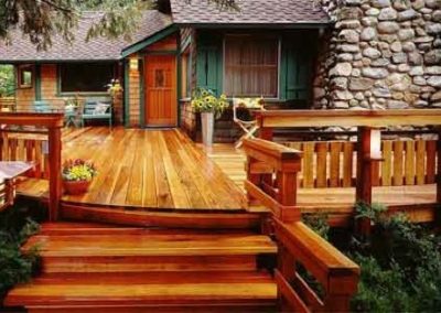 Redwood deck